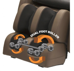 Foot Massage Via Rollers