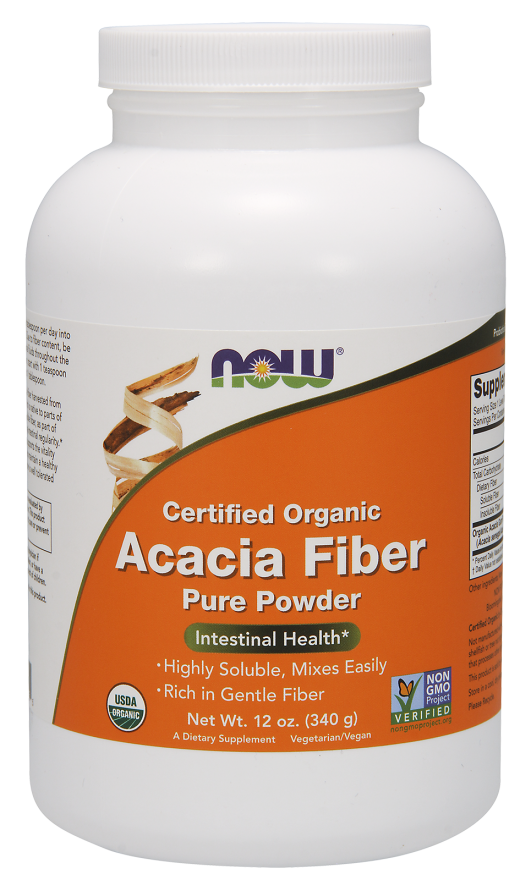 NOW Organic Acacia Fiber Powder
